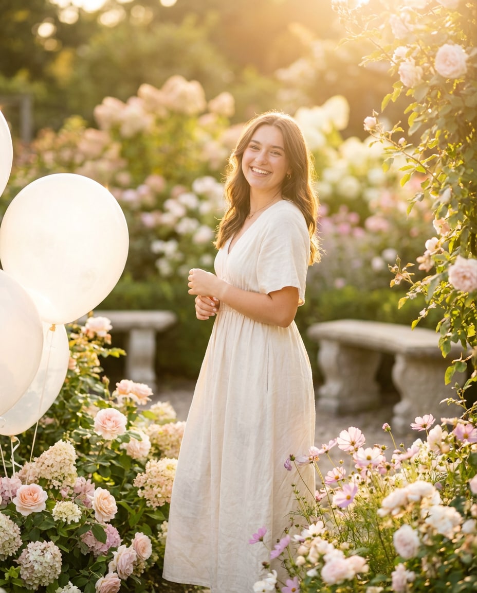 garden floral party photo