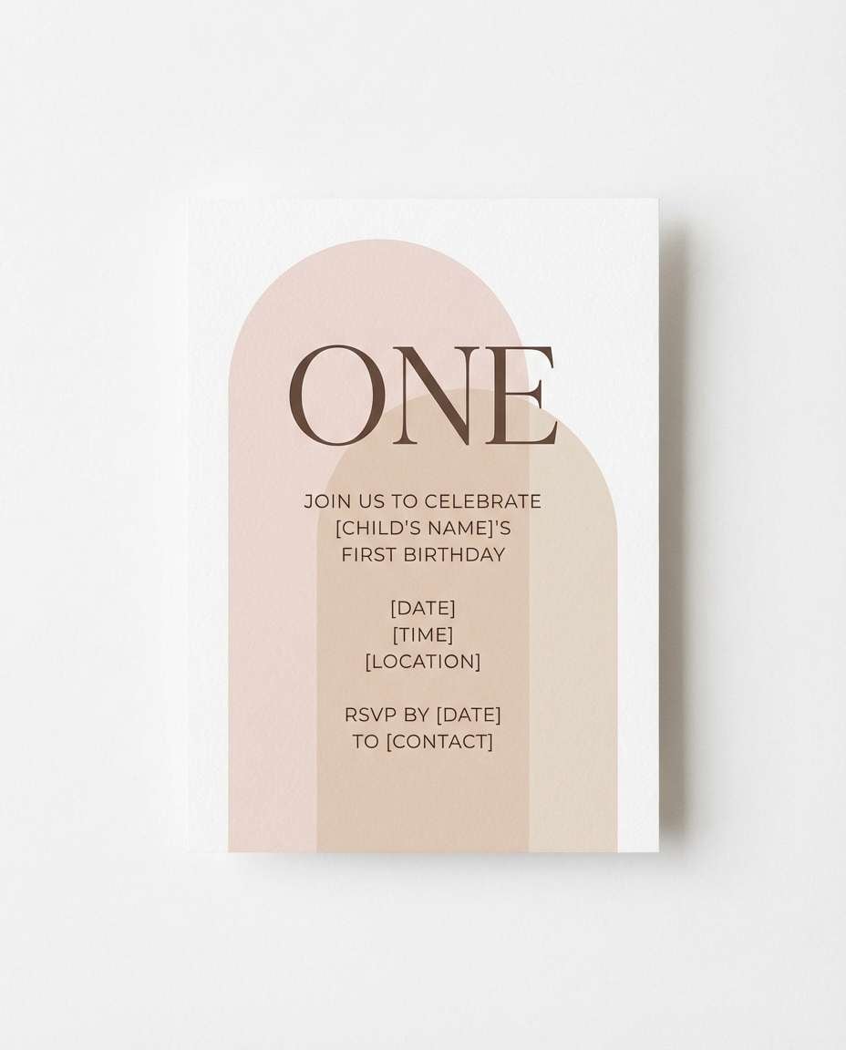 minimal pastel arch photo