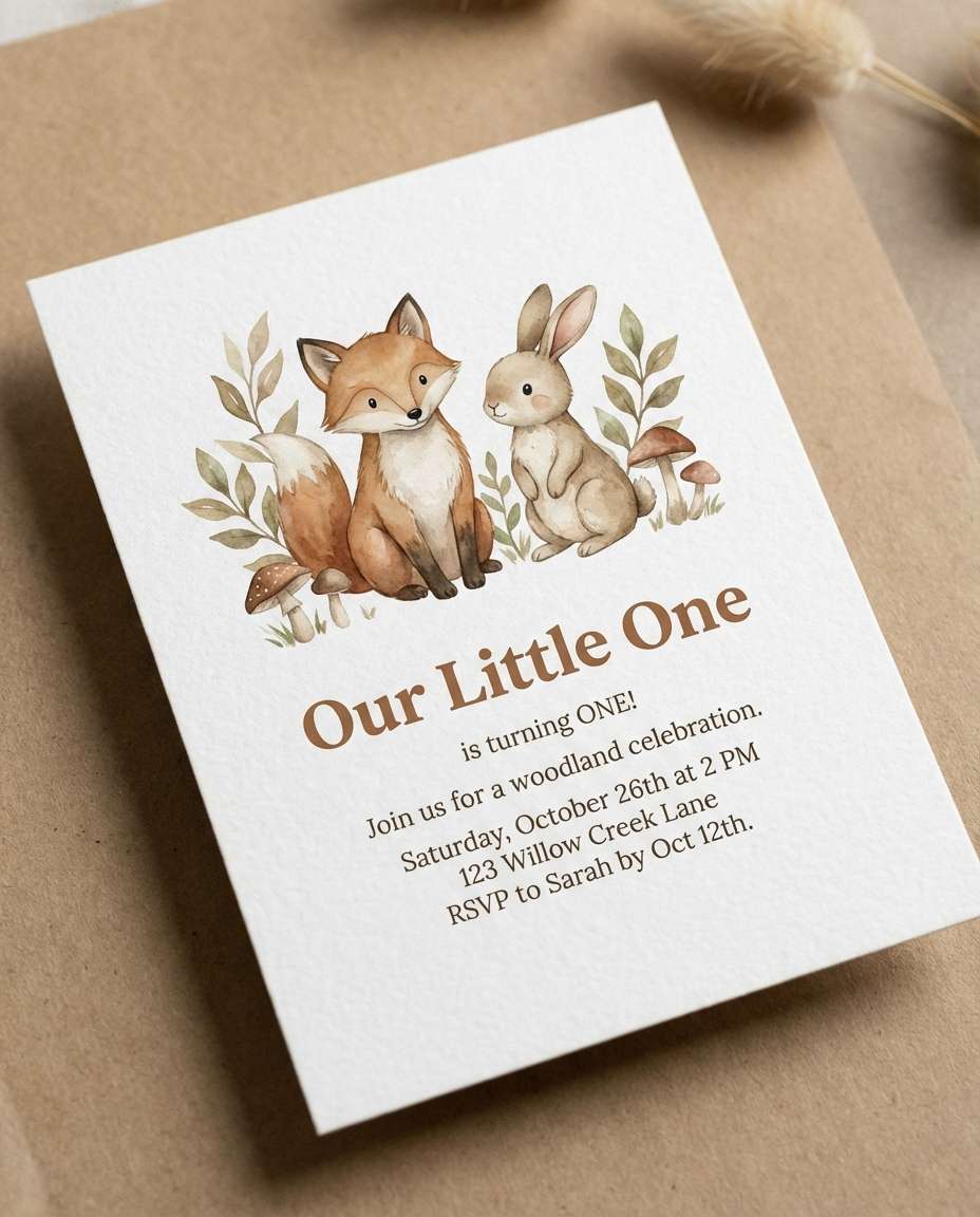 woodland fox friends photo