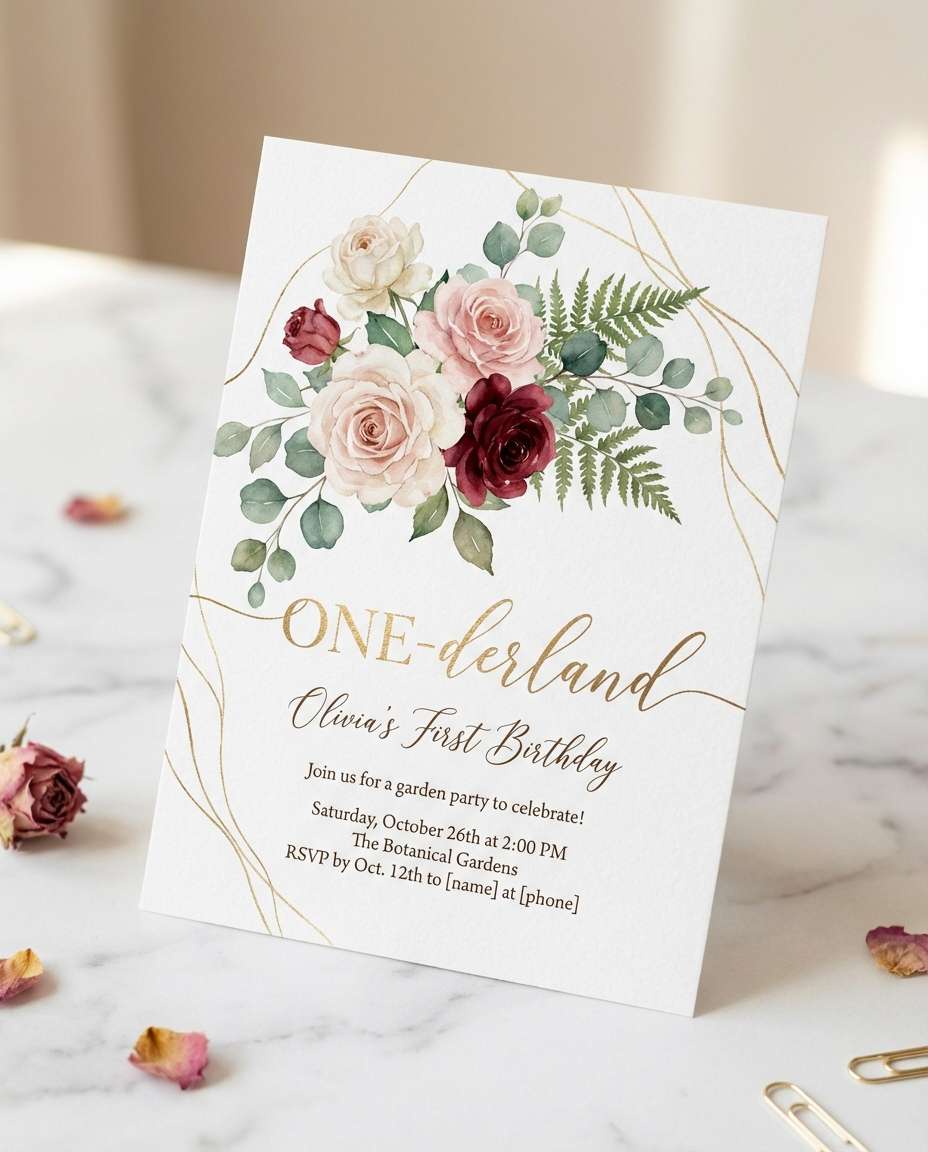 onederland florals photo