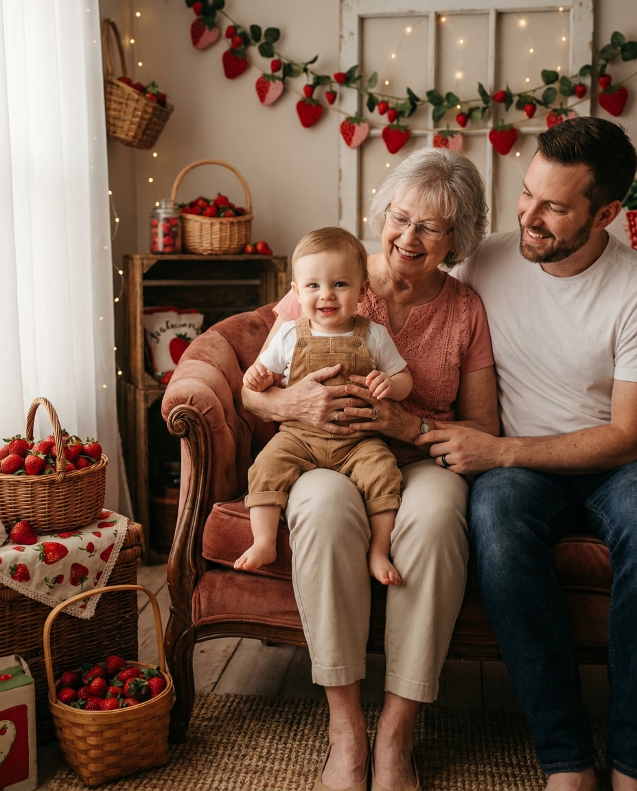 grandparents party portrait photo