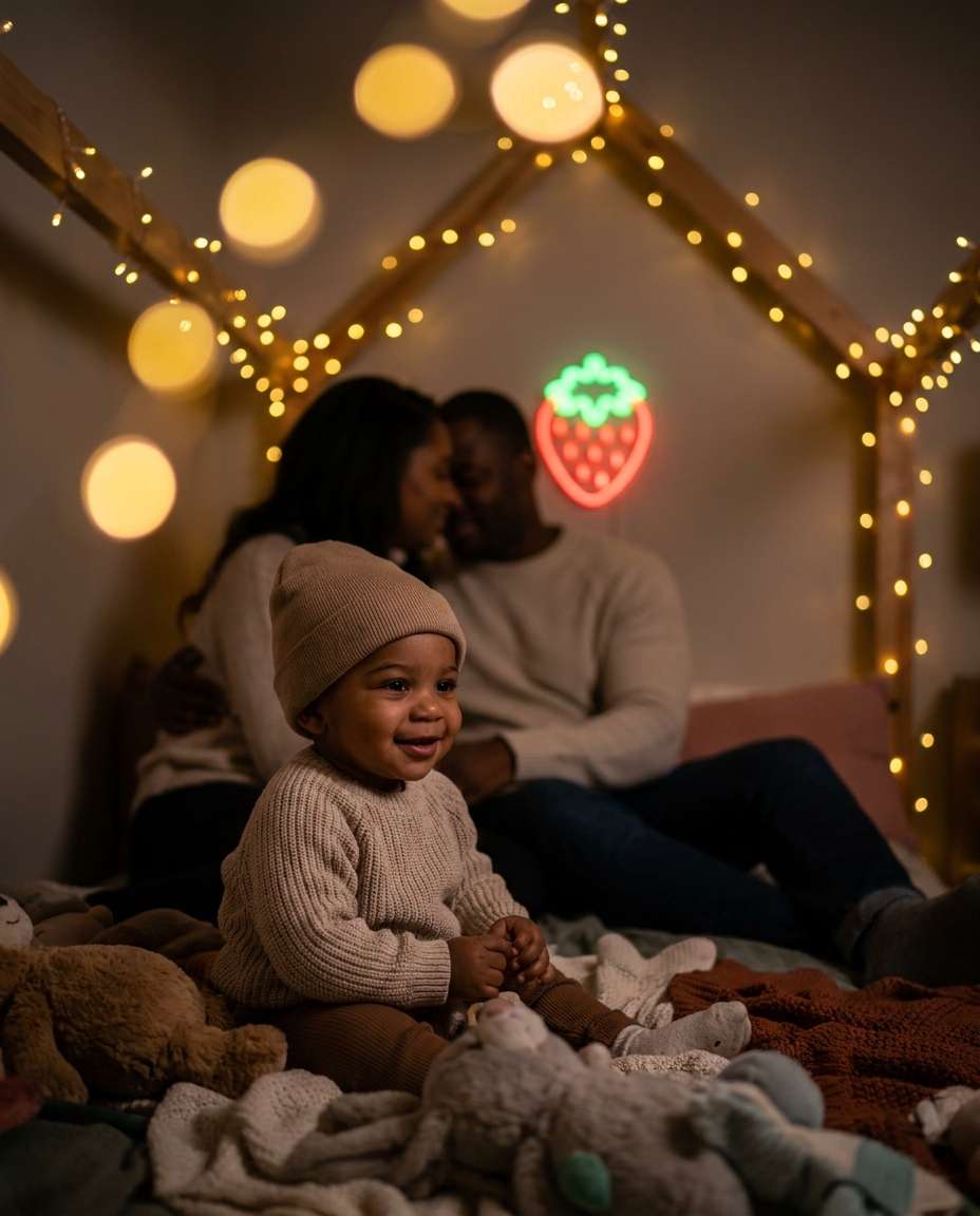 sweet berry night lights photo