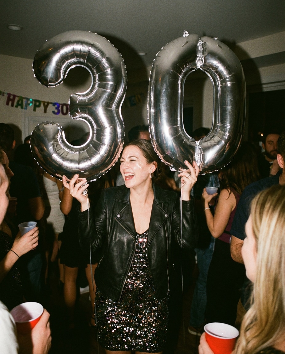 vintage film flash photo