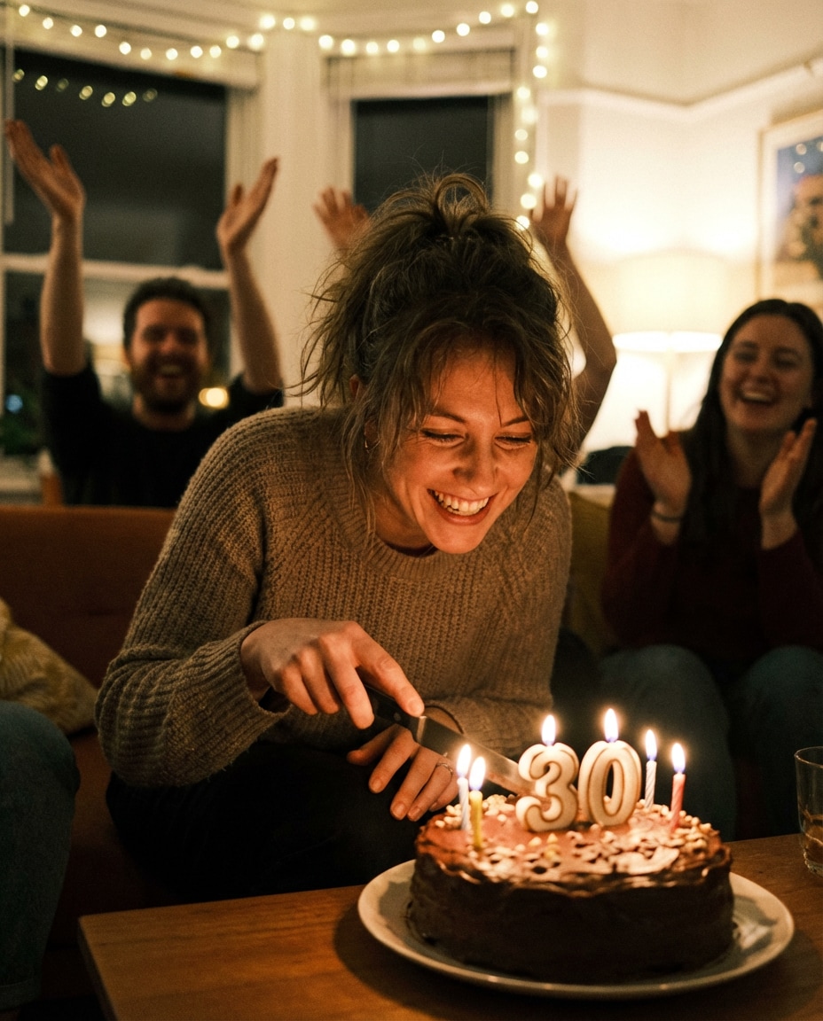 cake cutting moment photo
