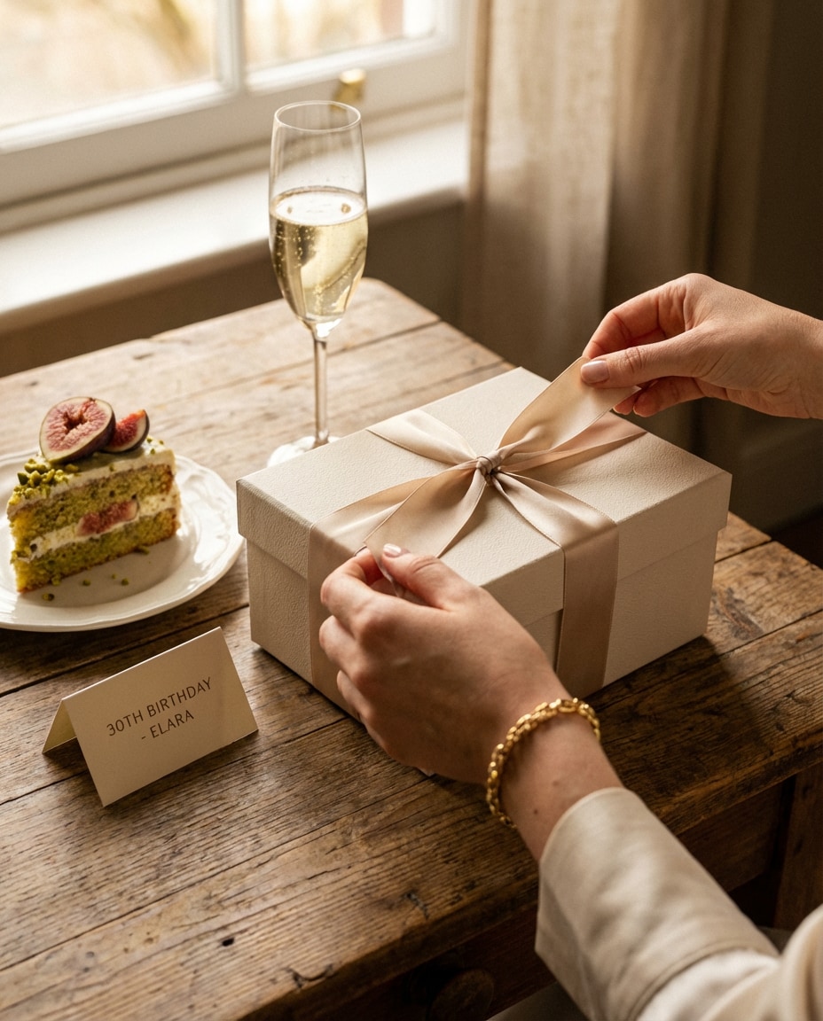 hands gift detail photo