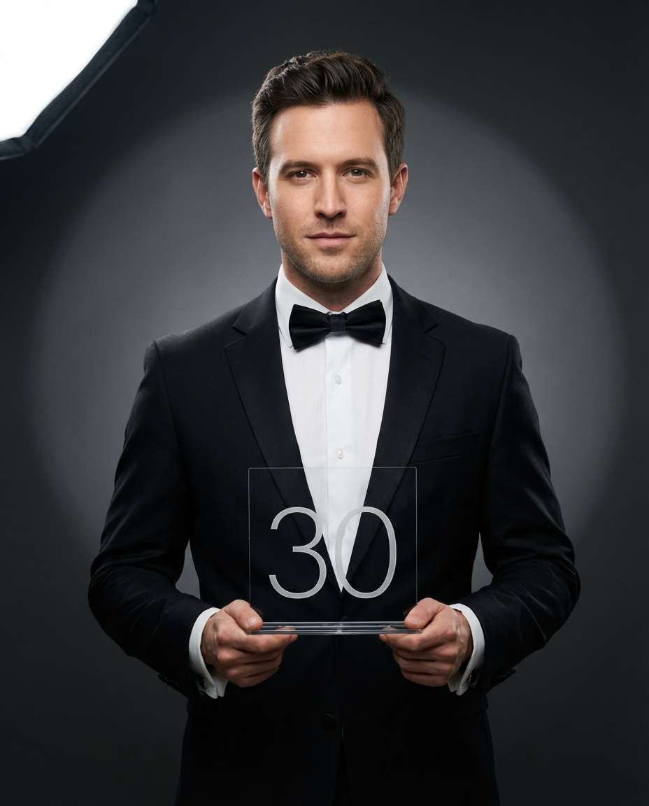 black tie studio photo