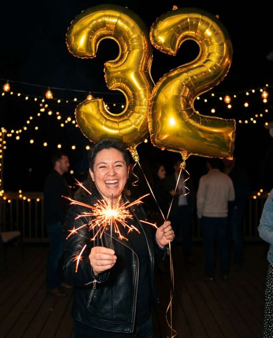 sparkler night shot photo