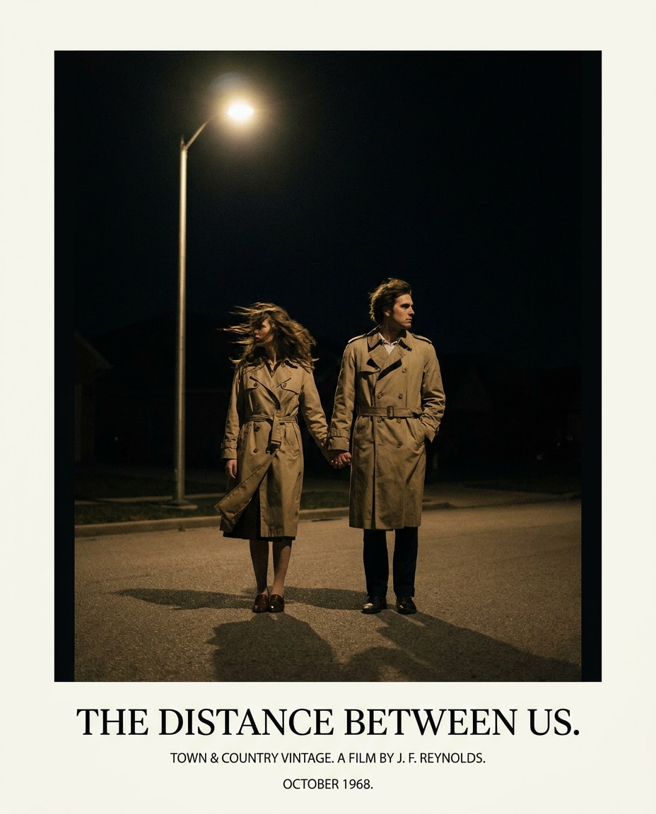 couple under streetlamp photo