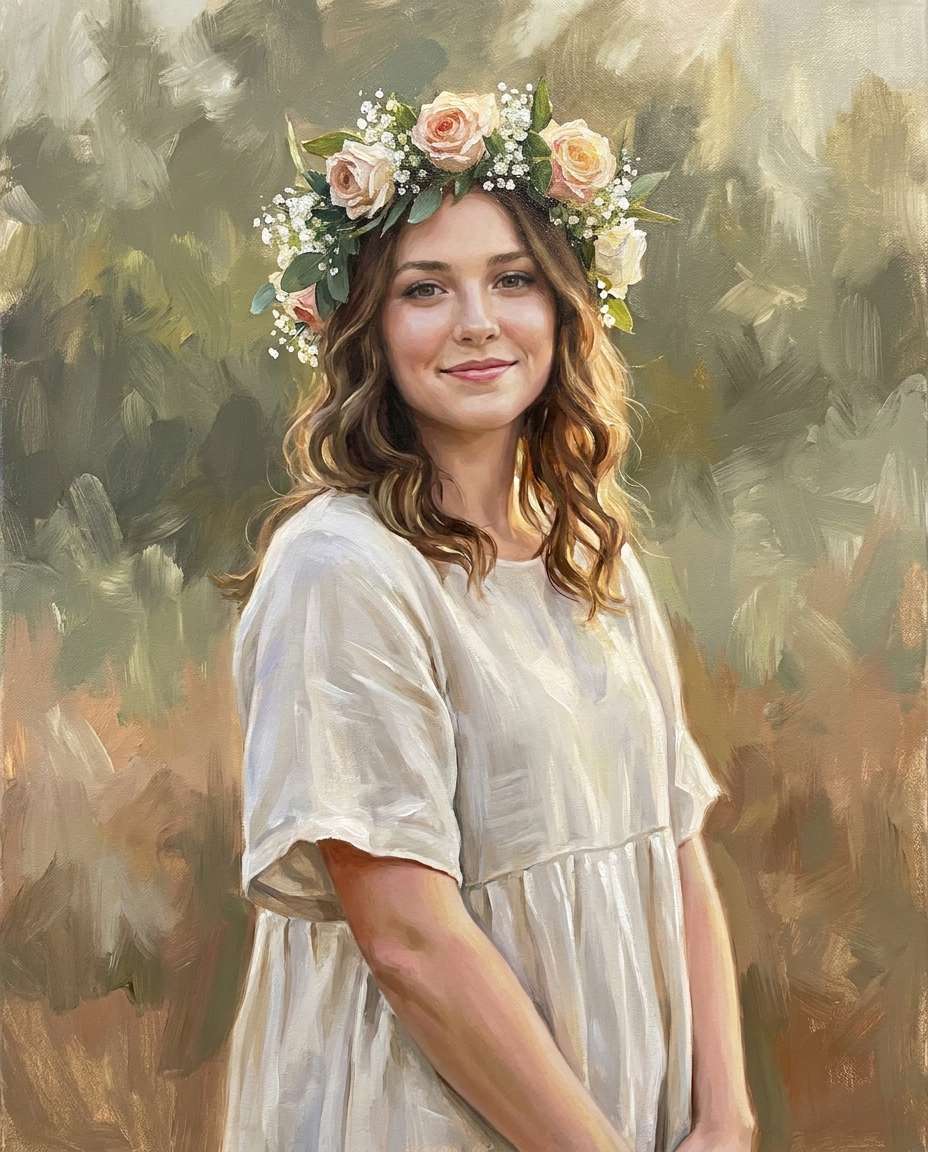 floral crown fine art photo