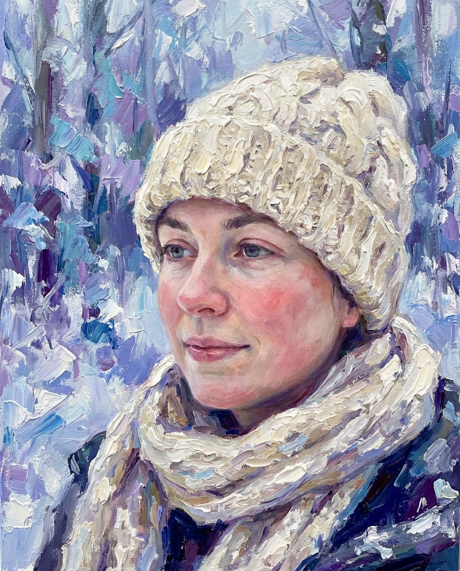 winter knit serenity photo