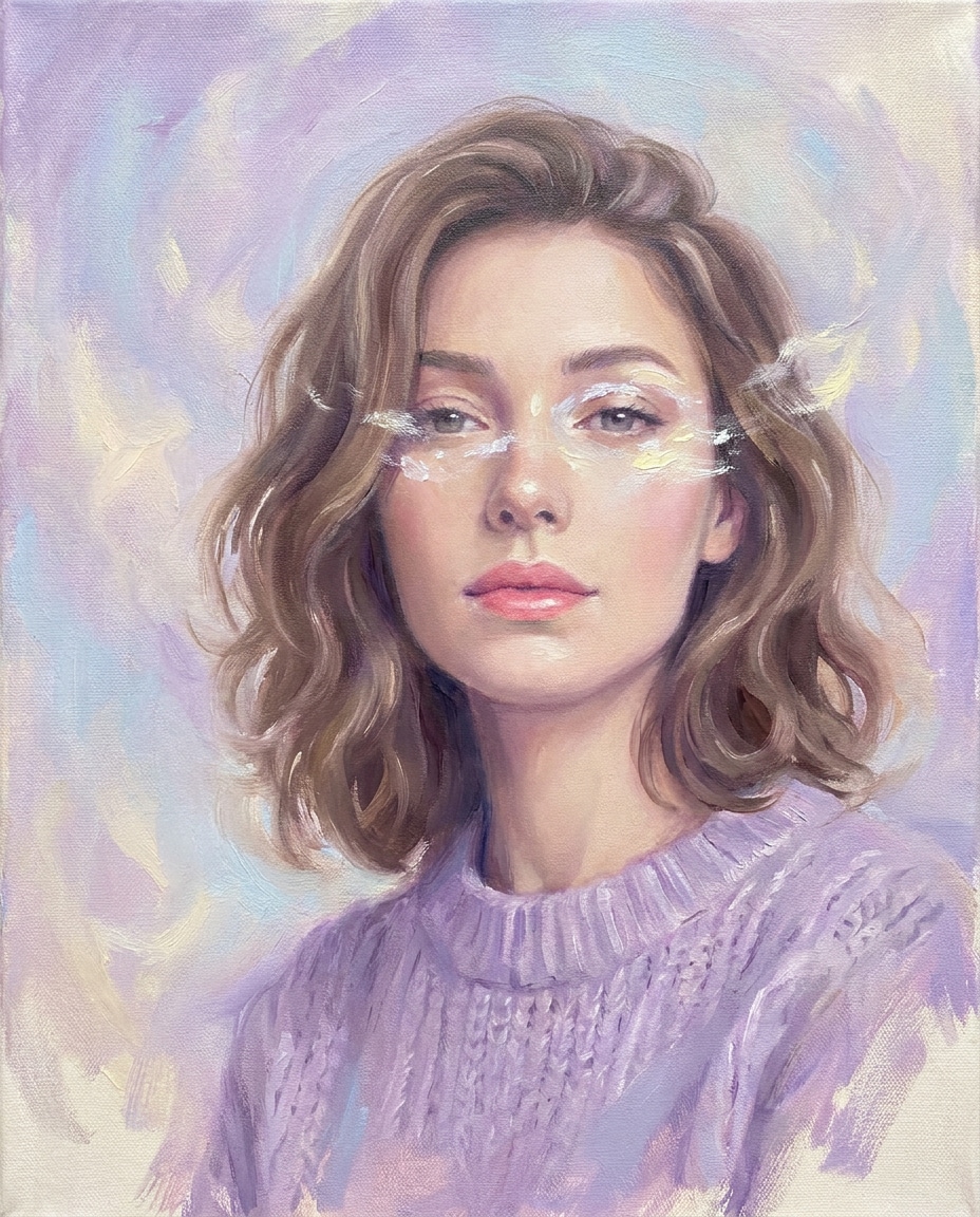 soft lavender haze photo