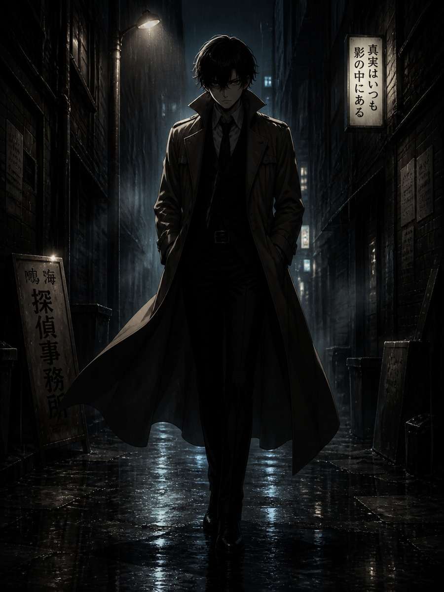 Detective anime character photo
