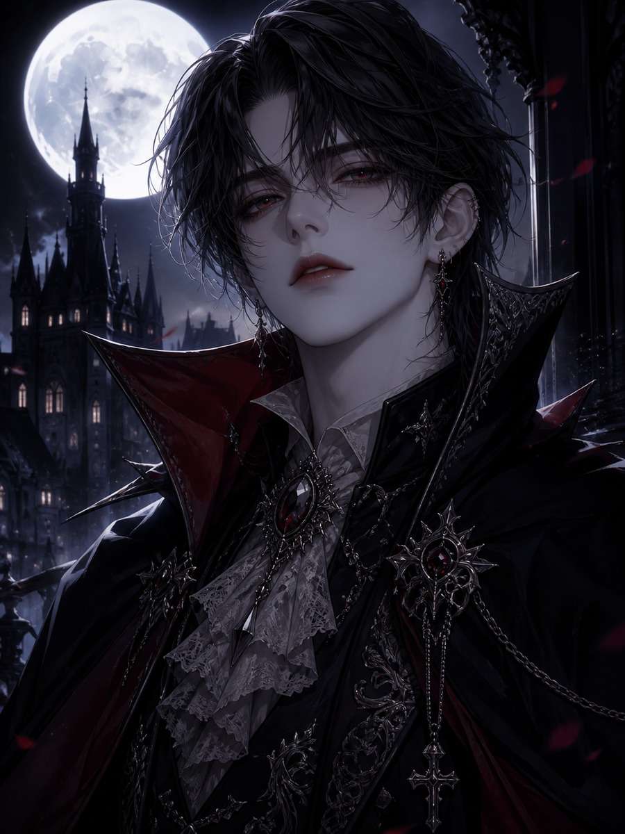 Vampire prince anime look photo