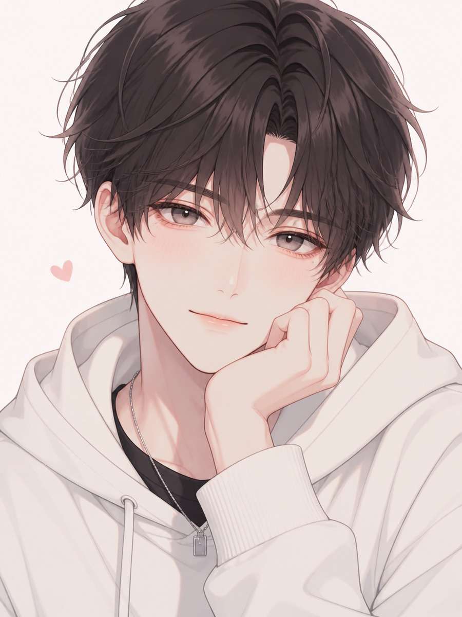 Clean pastel anime profile photo