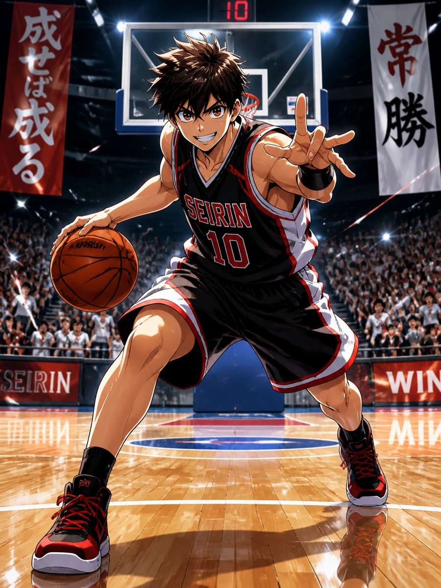 Basketball anime boy vibe photo
