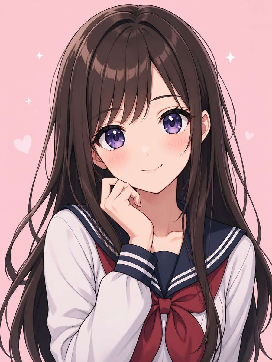 Classic anime portrait photo