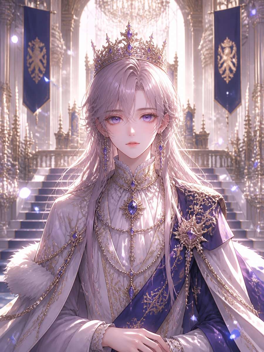 Royal anime prince or princess photo