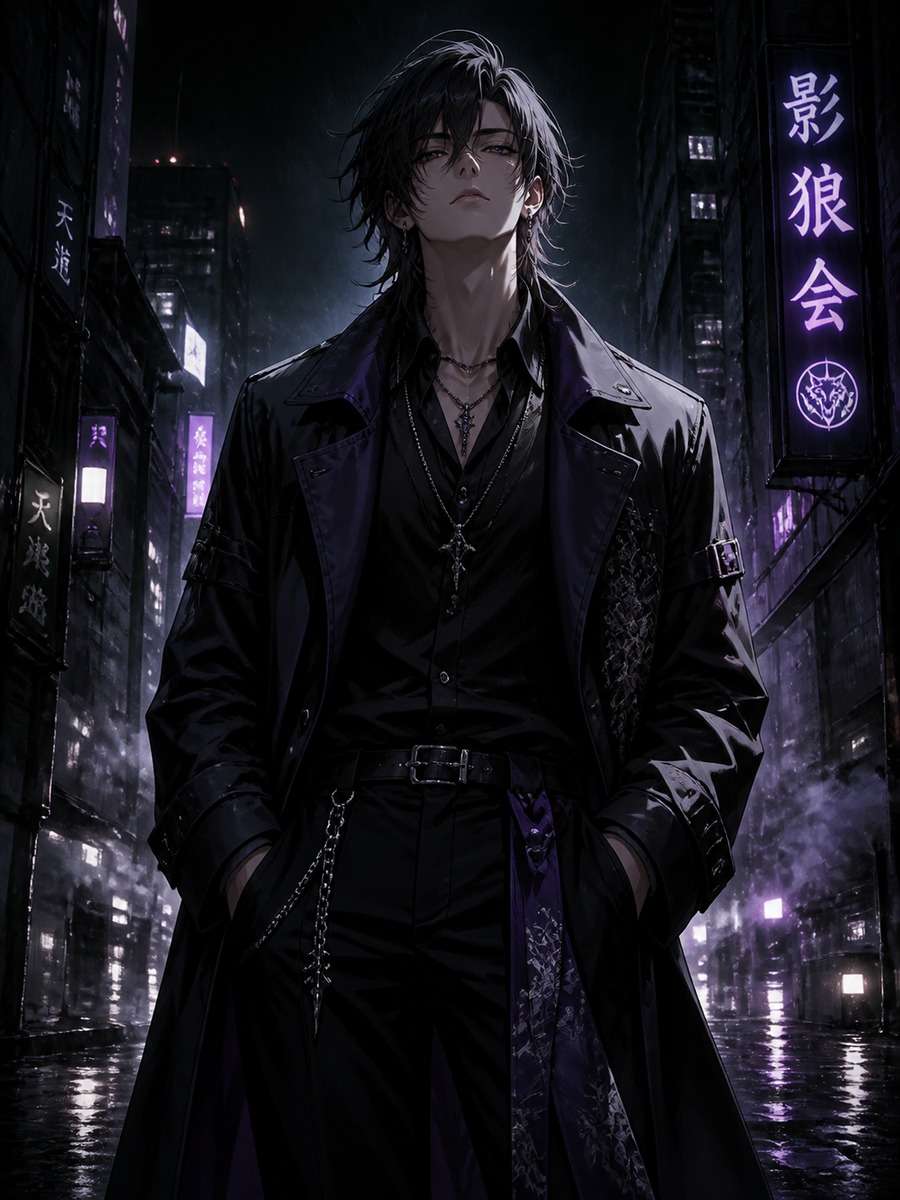 Cool anime boy profile photo