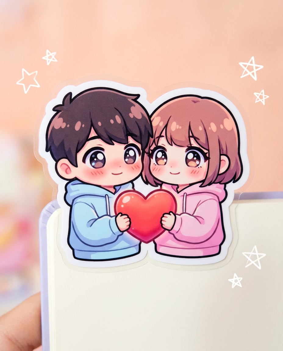 chibi sticker pose photo