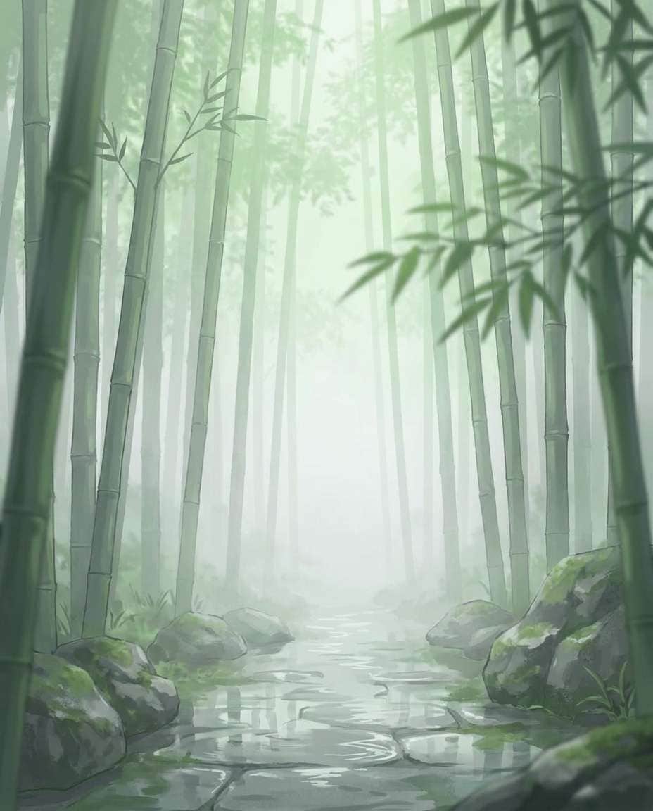 bamboo grove mist photo