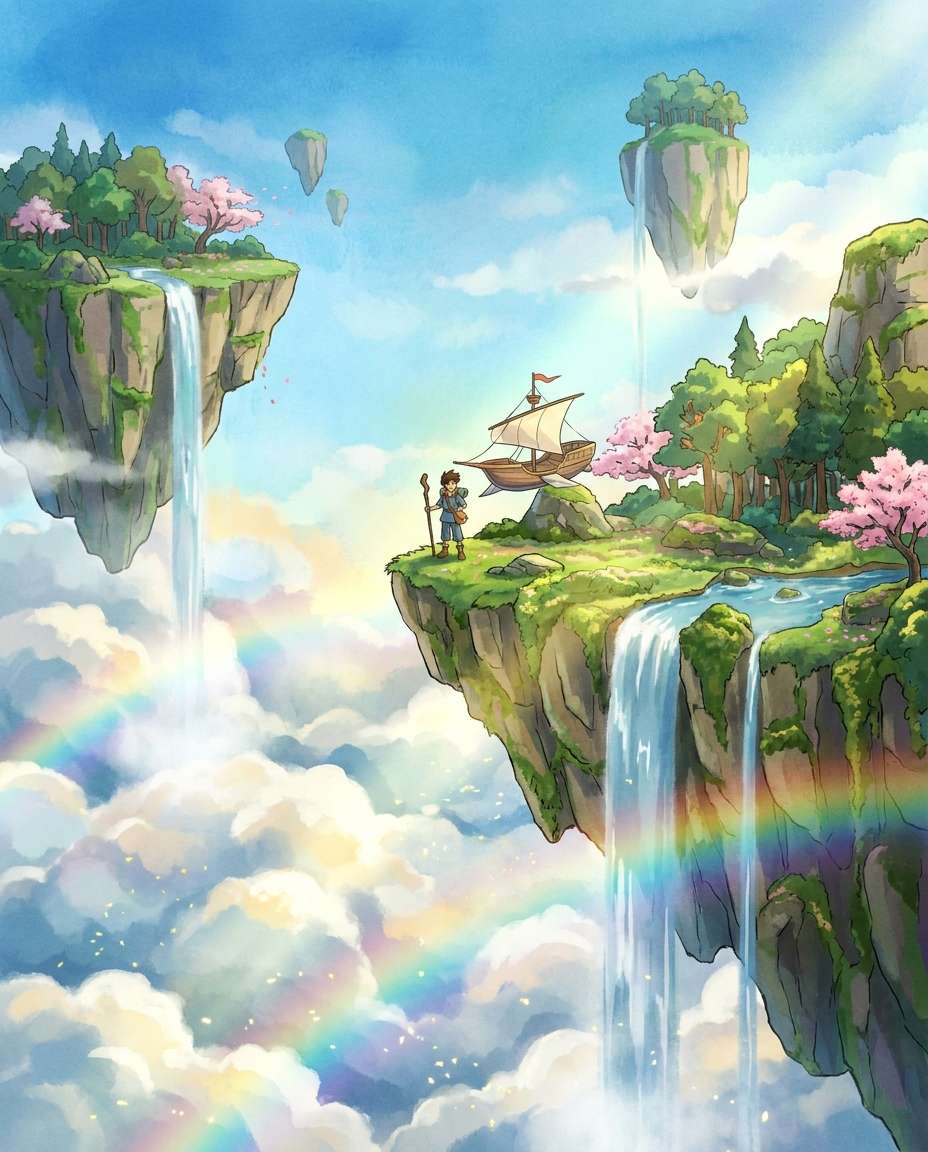 floating island falls photo
