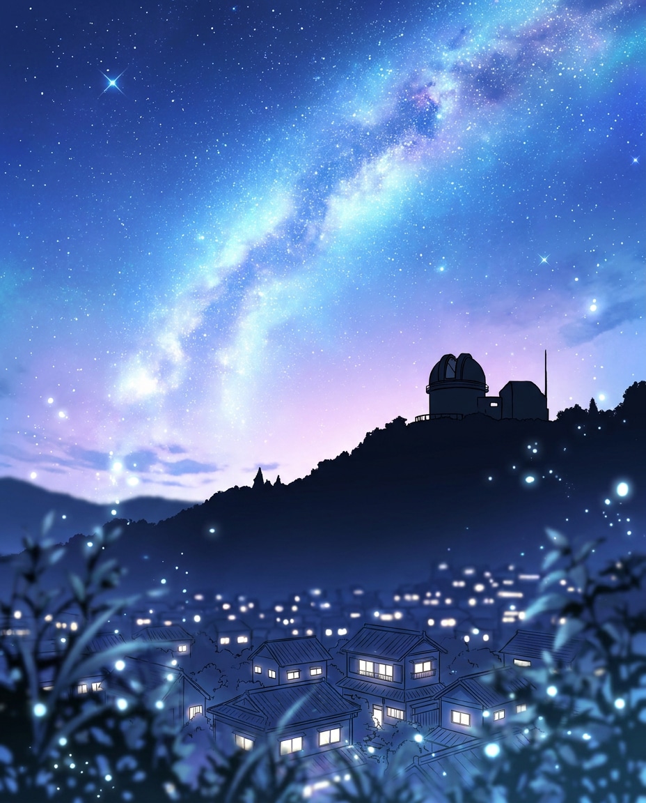 night sky observatory photo