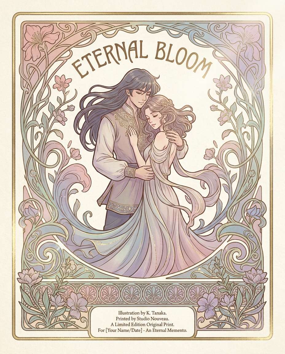 art nouveau romance photo