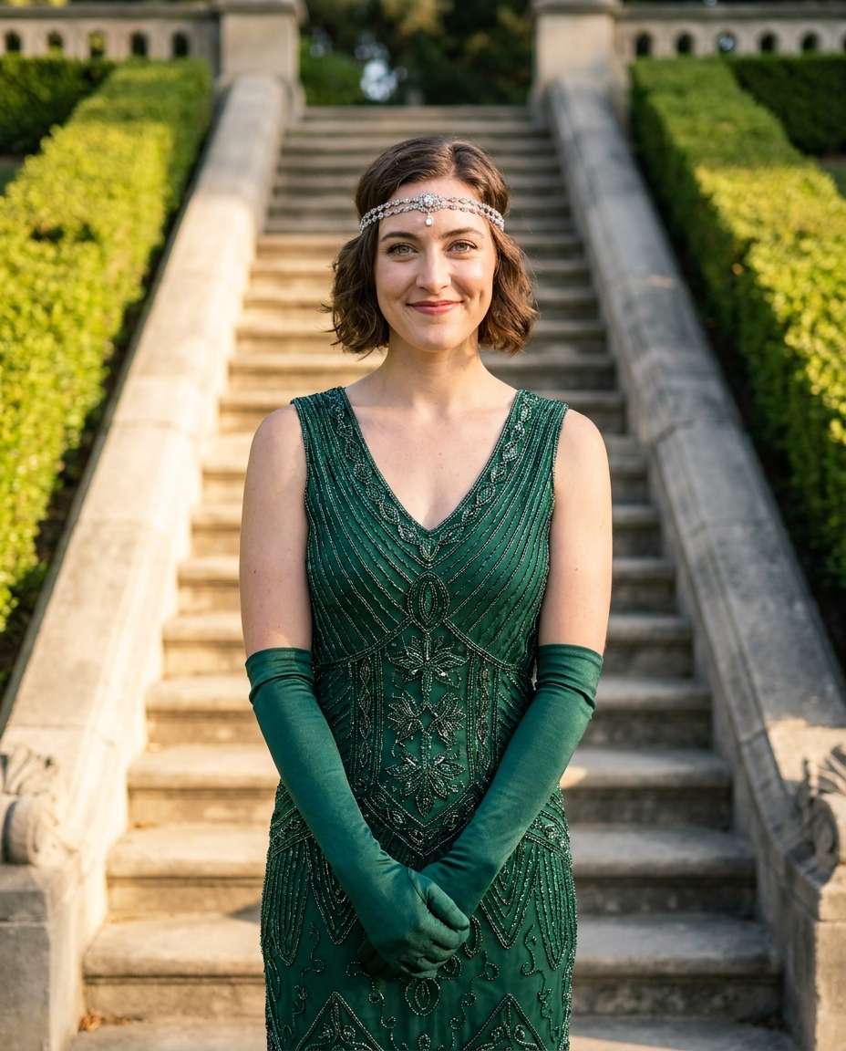 gatsby garden steps photo