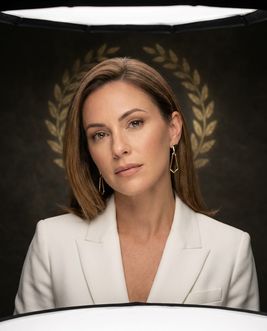 gold leaf headshot photo