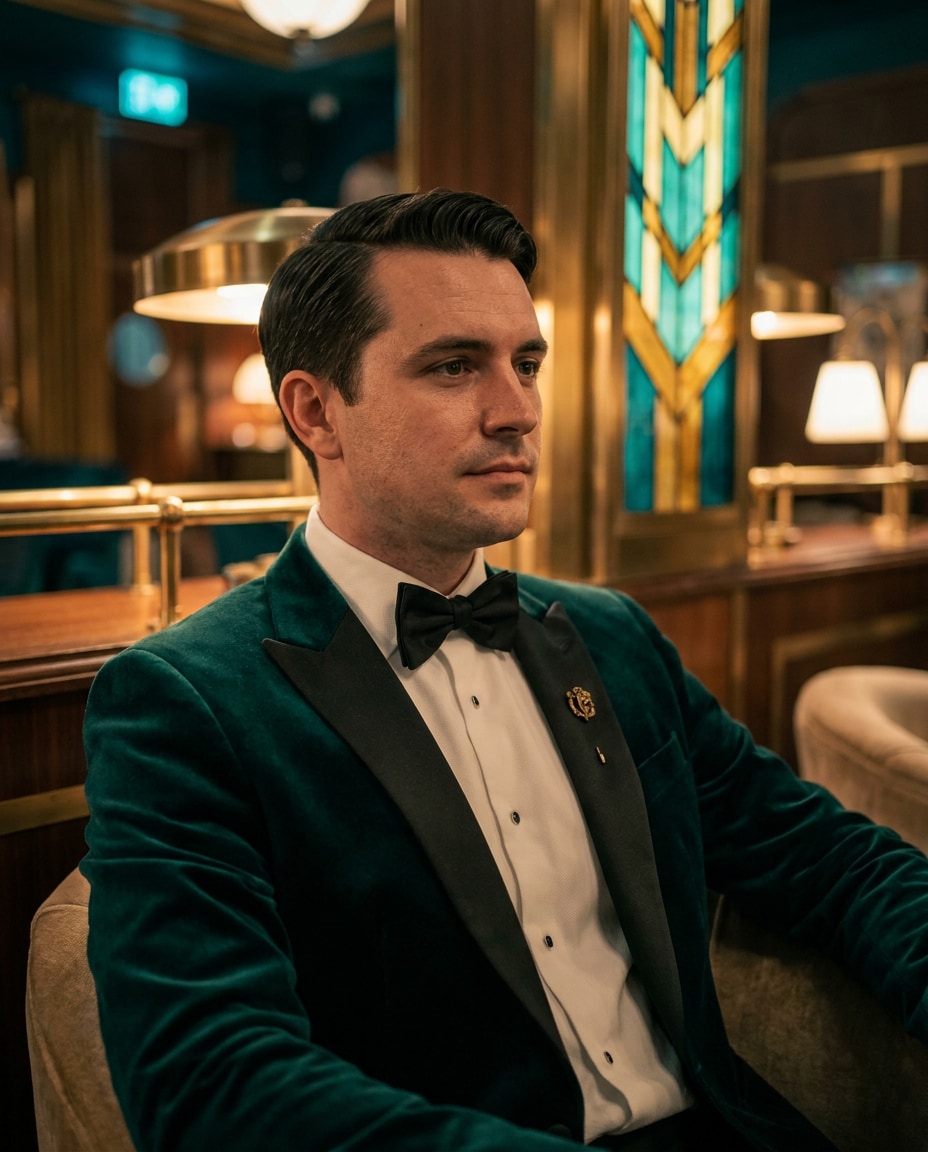 emerald lounge elegance photo