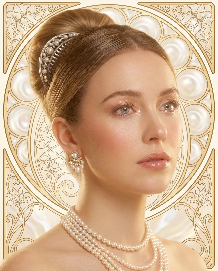 pearl glow closeup photo