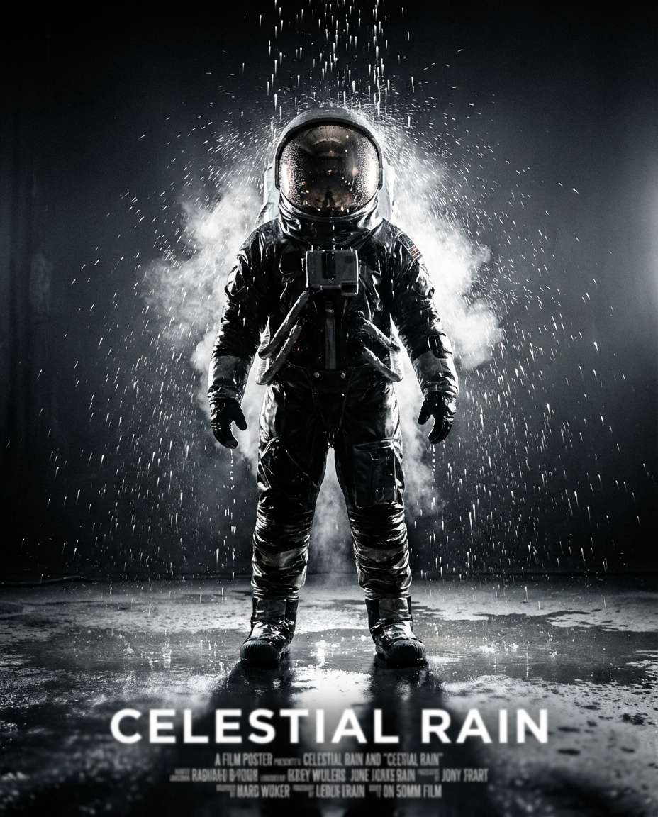 cinematic helmet rain photo