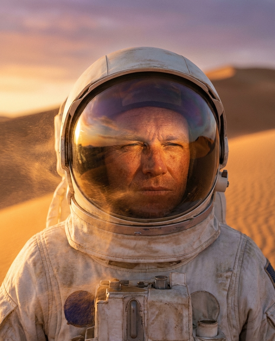 golden hour desert photo