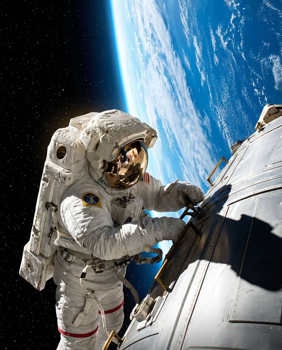 spacewalk tether photo
