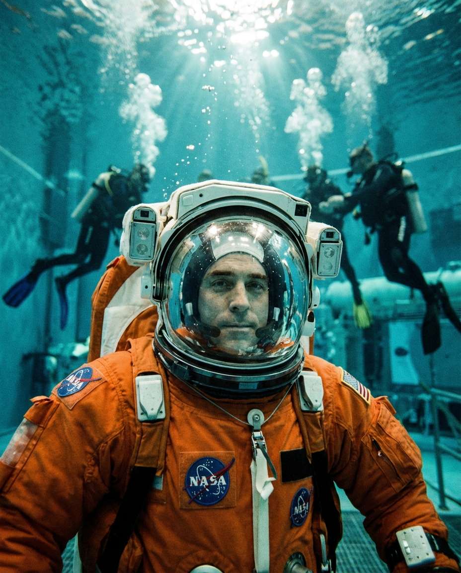 underwater training photo