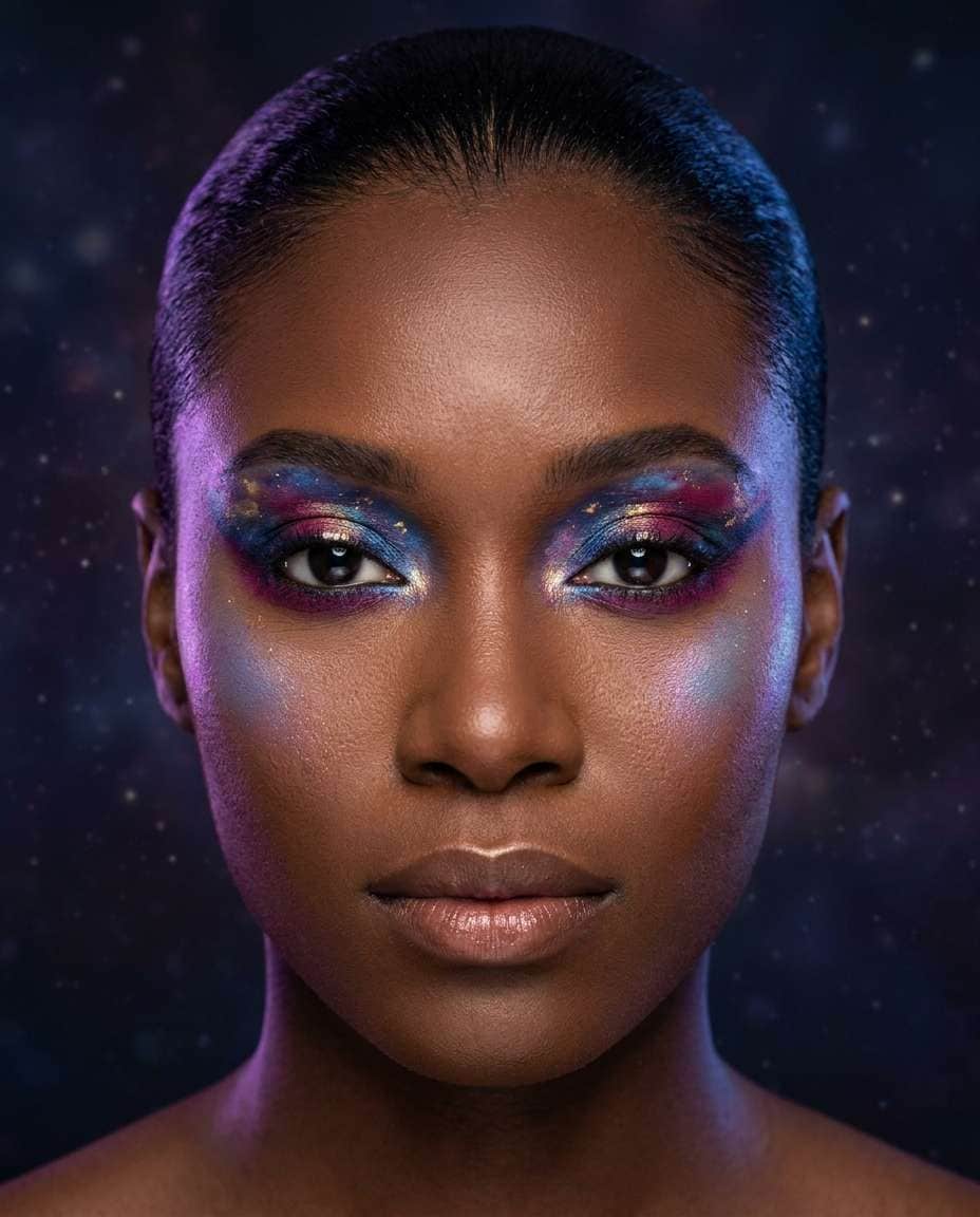 butterfly nebula makeup photo
