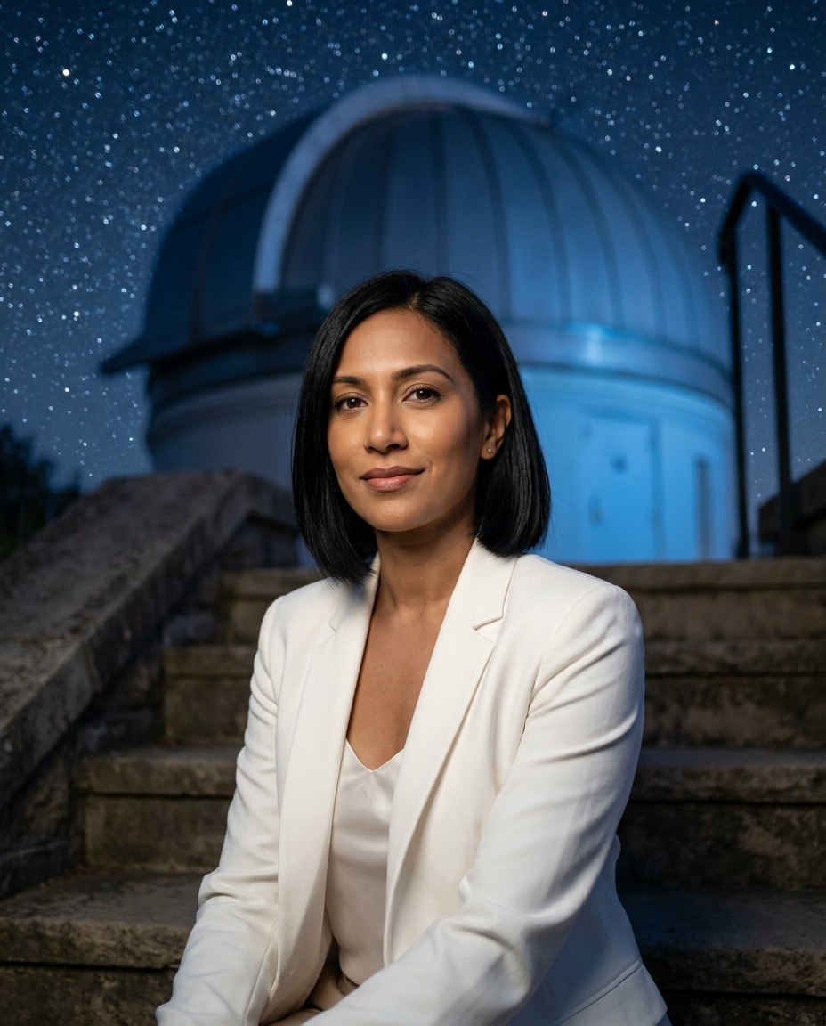 observatory steps editorial photo