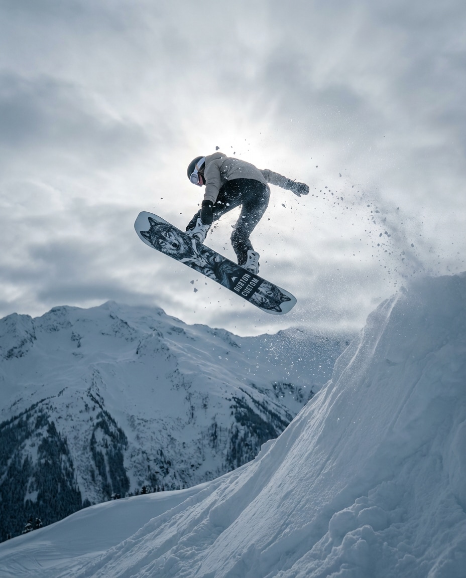 snowboard big air photo