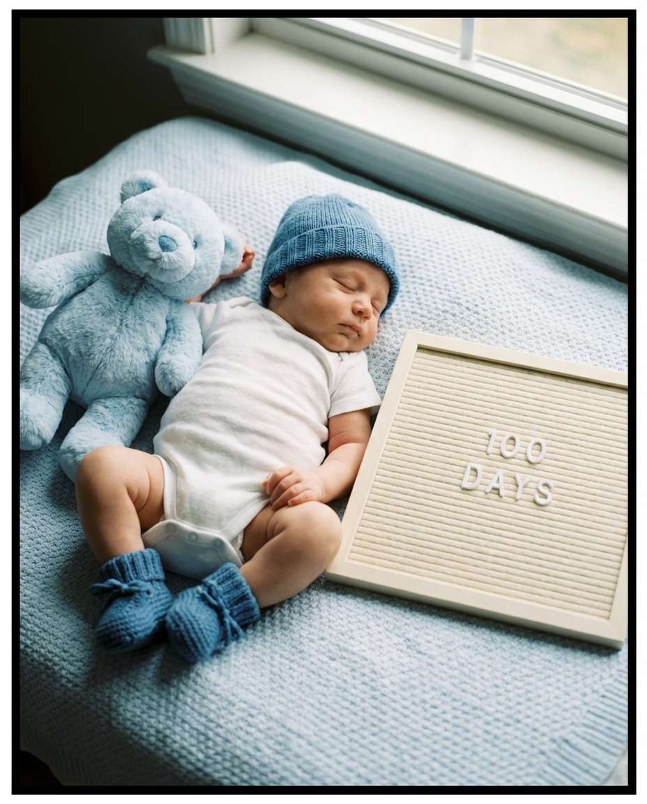 blue teddy theme photo