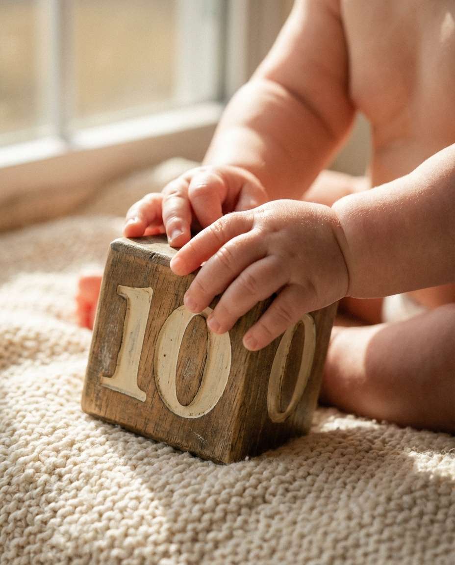 tiny hands closeup photo