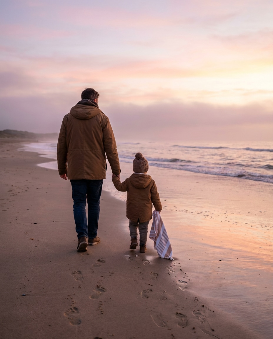 sunrise quiet walk photo