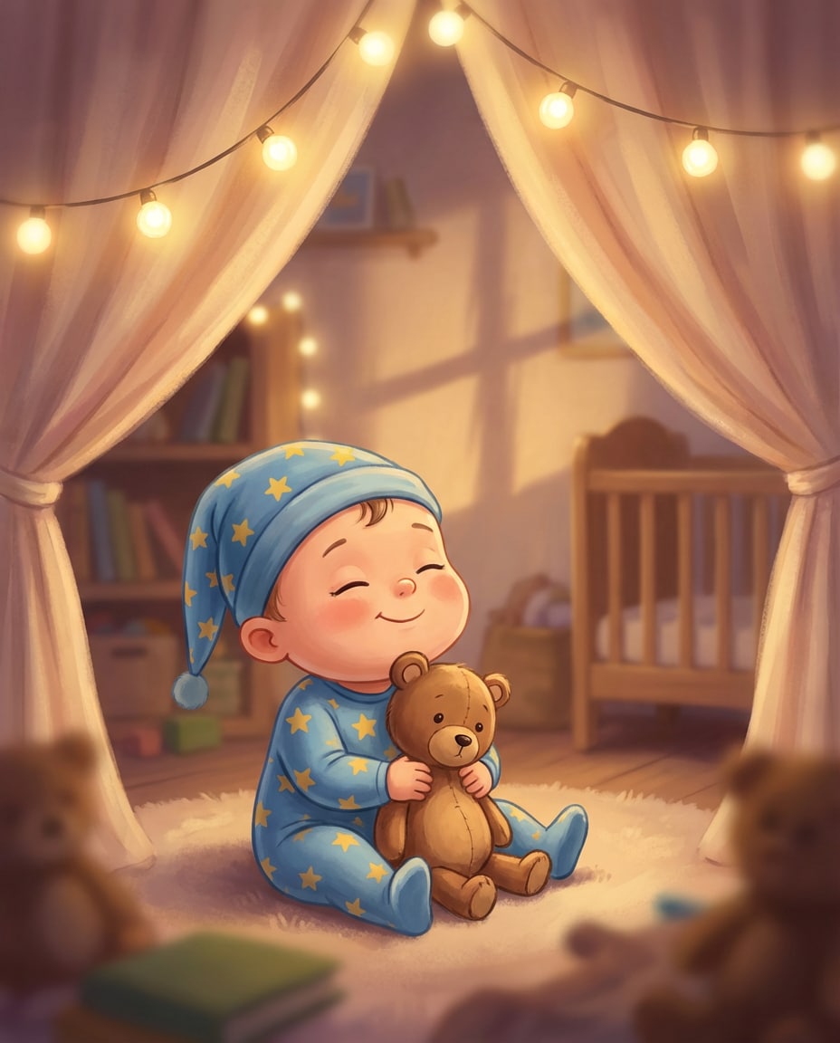 bedtime star pajamas photo