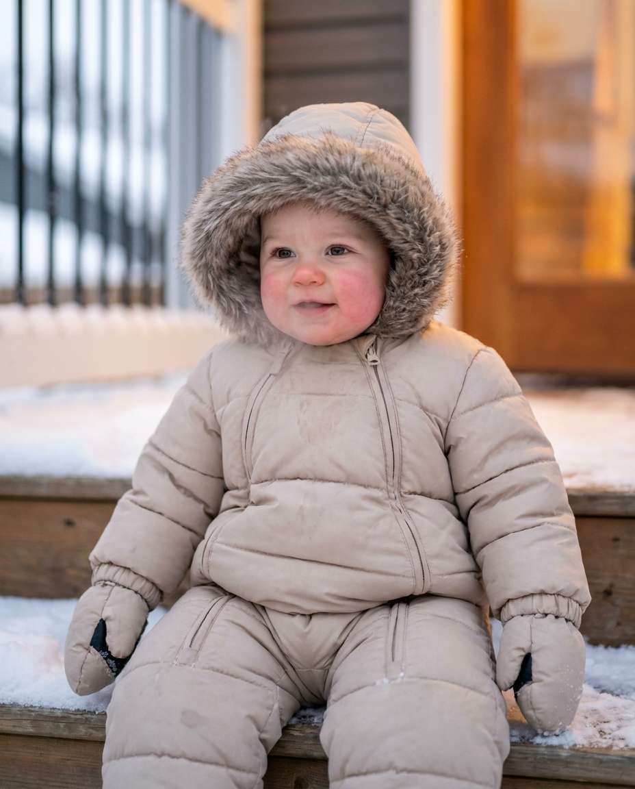 cozy winter snowsuit photo