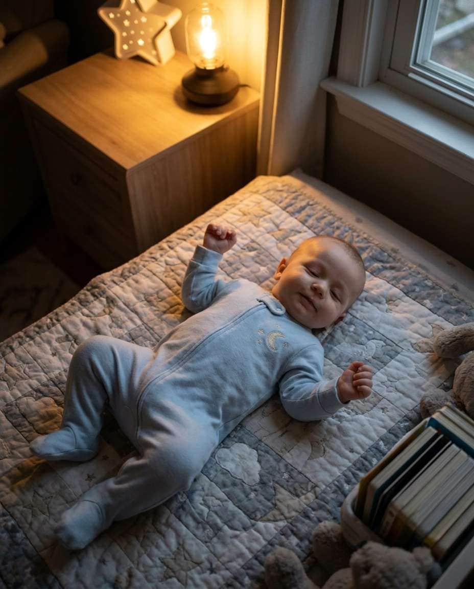 blue pajamas bedtime photo
