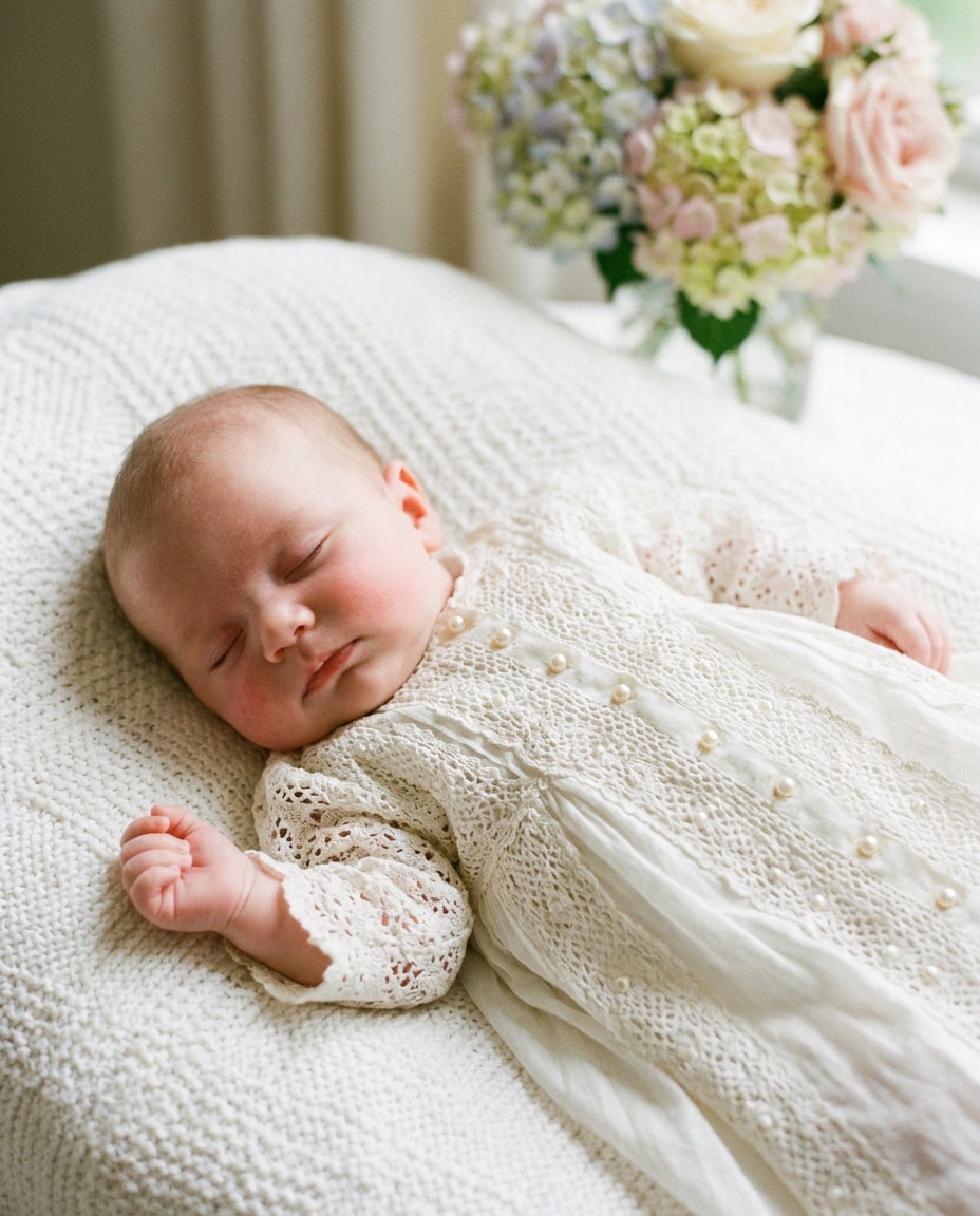 heirloom baptism gown photo