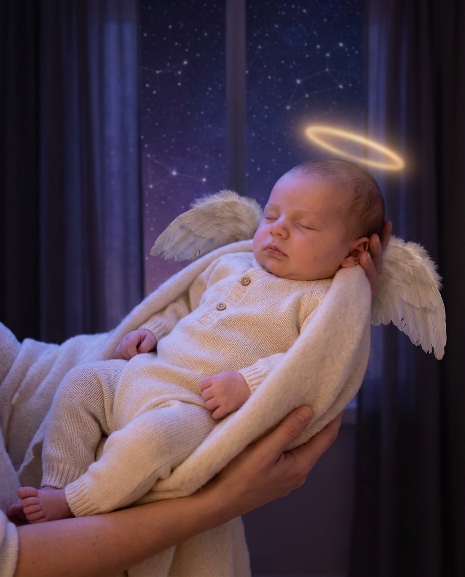 starry night angel photo