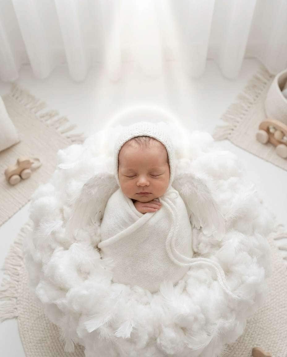 cloud nursery angel photo