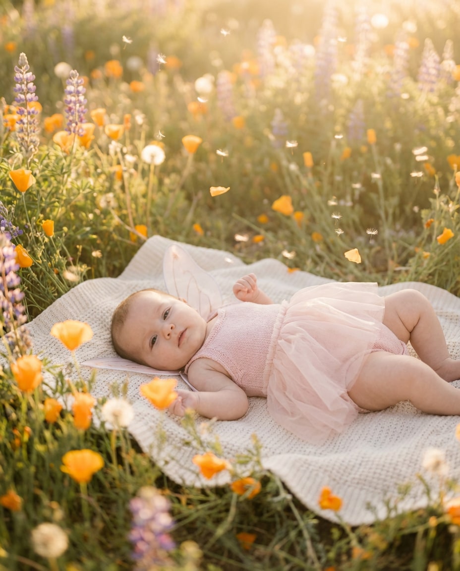 flower field wings photo