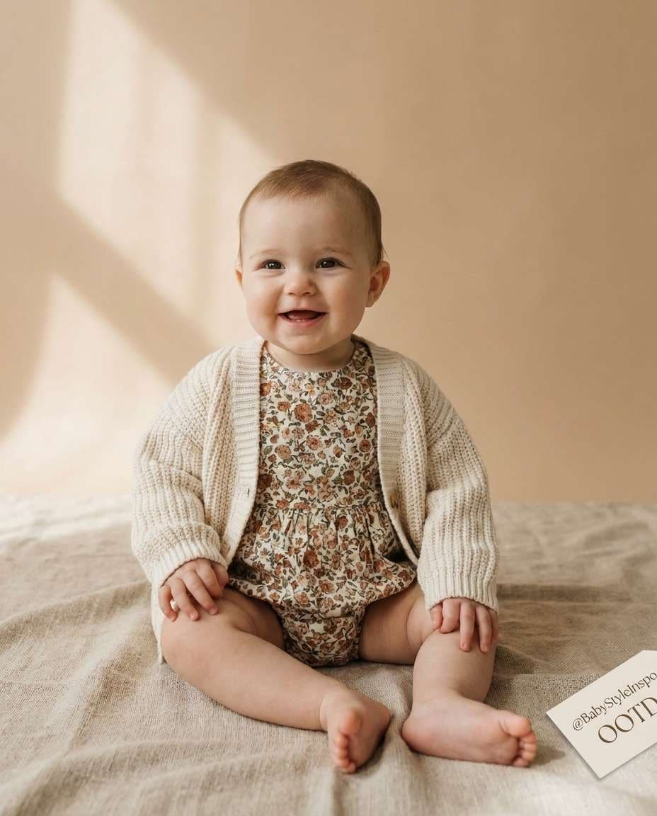spring ootd floral romper photo