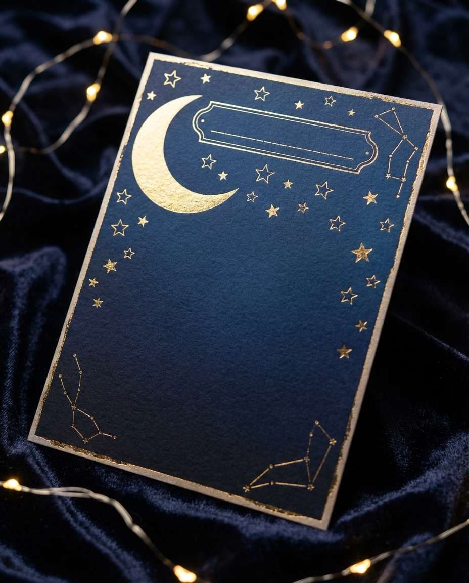 celestial moon stars photo